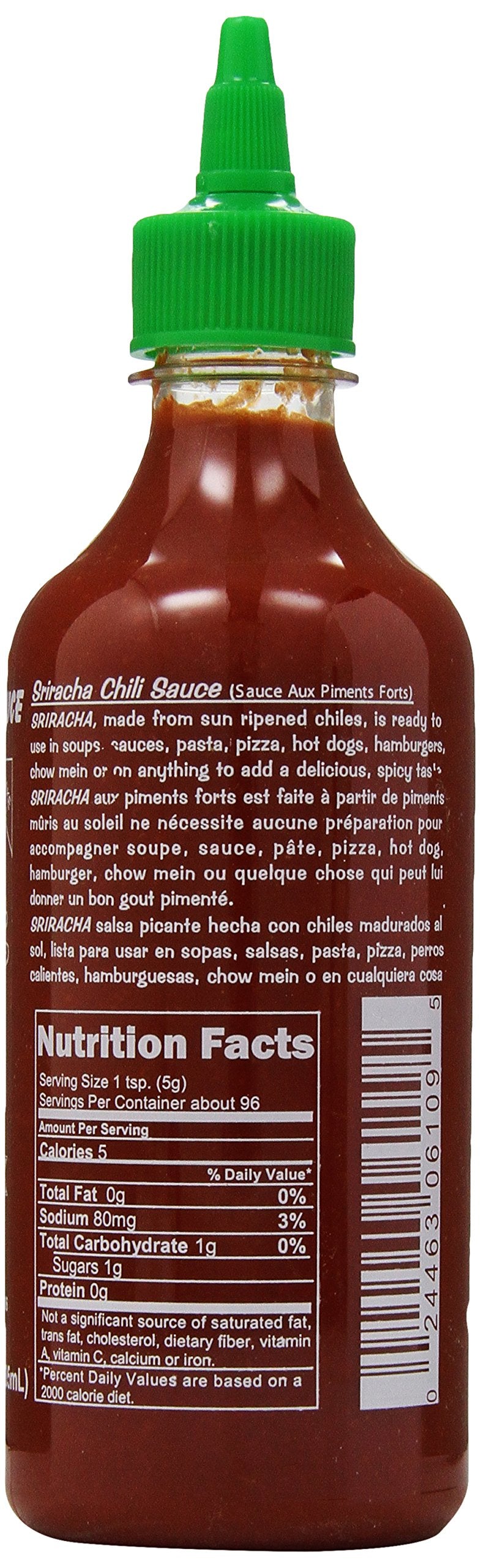 Huy Fong, Sriracha Hot Chili Sauce, 17 Ounce Bottle