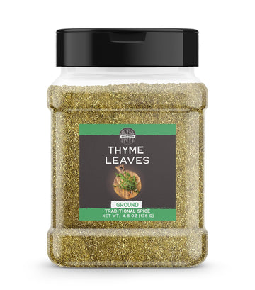 Birch & Meadow Ground Thyme, 4.8 oz, Soups & Pastas, Traditional Seasoning