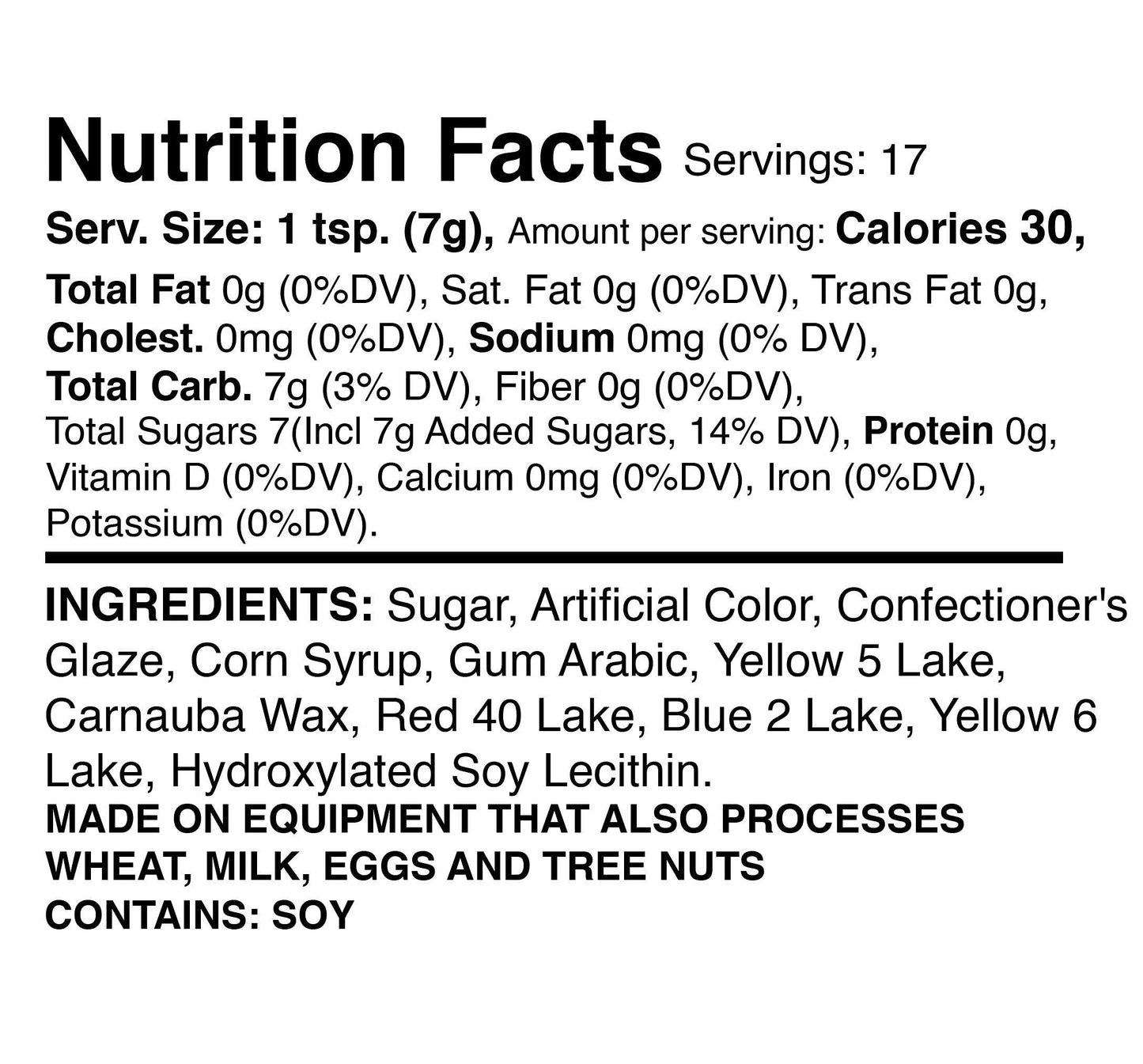 Mystic Sprinkles Sugar Crystals 4.2oz Bottle (Gold)