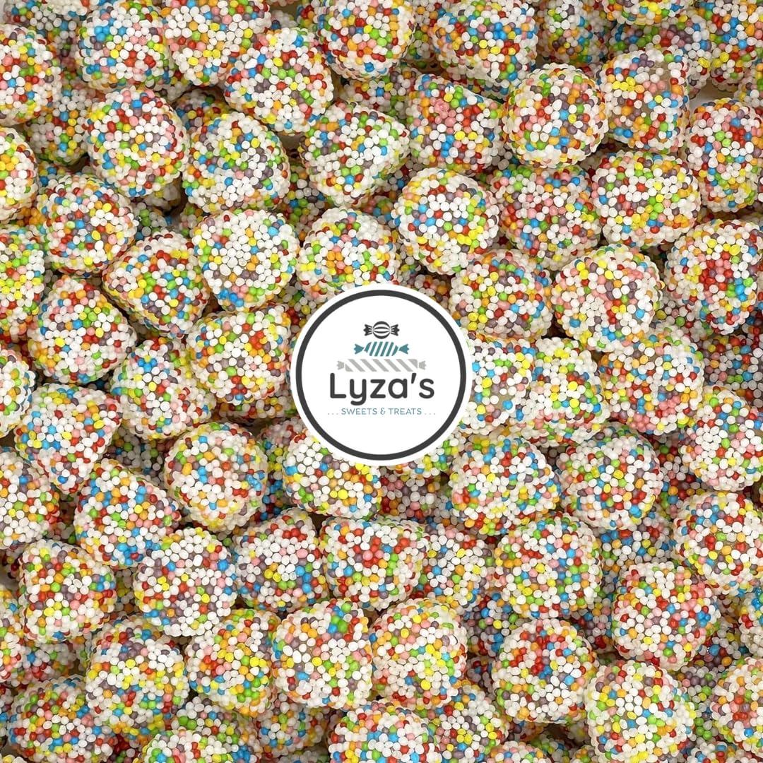 Rainbow Berries - Chewy and Crunchy Berry Flavored Gummies Gift - 4.4 LB Bag By Lyzas Sweets & Treats