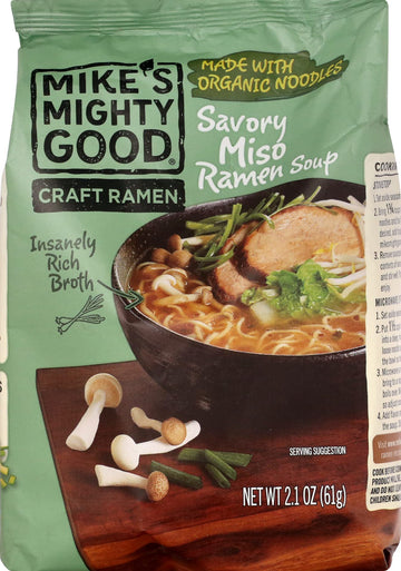 Mikes Mighty good Ramen Miso Savory Pillow Pack 2.1 Ounce