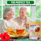 TeaDreamTea Hibiscus Tea Bags - 100 Bleach-Free Herbal Tea Bags, Caffeine Free, Brew Hot or Iced