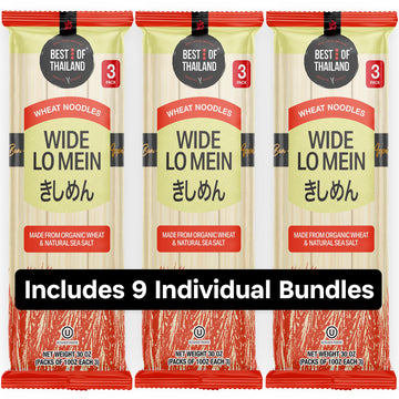Best Of Thailand Noodles (3 Pack, Noodles Lo Mein Wide)