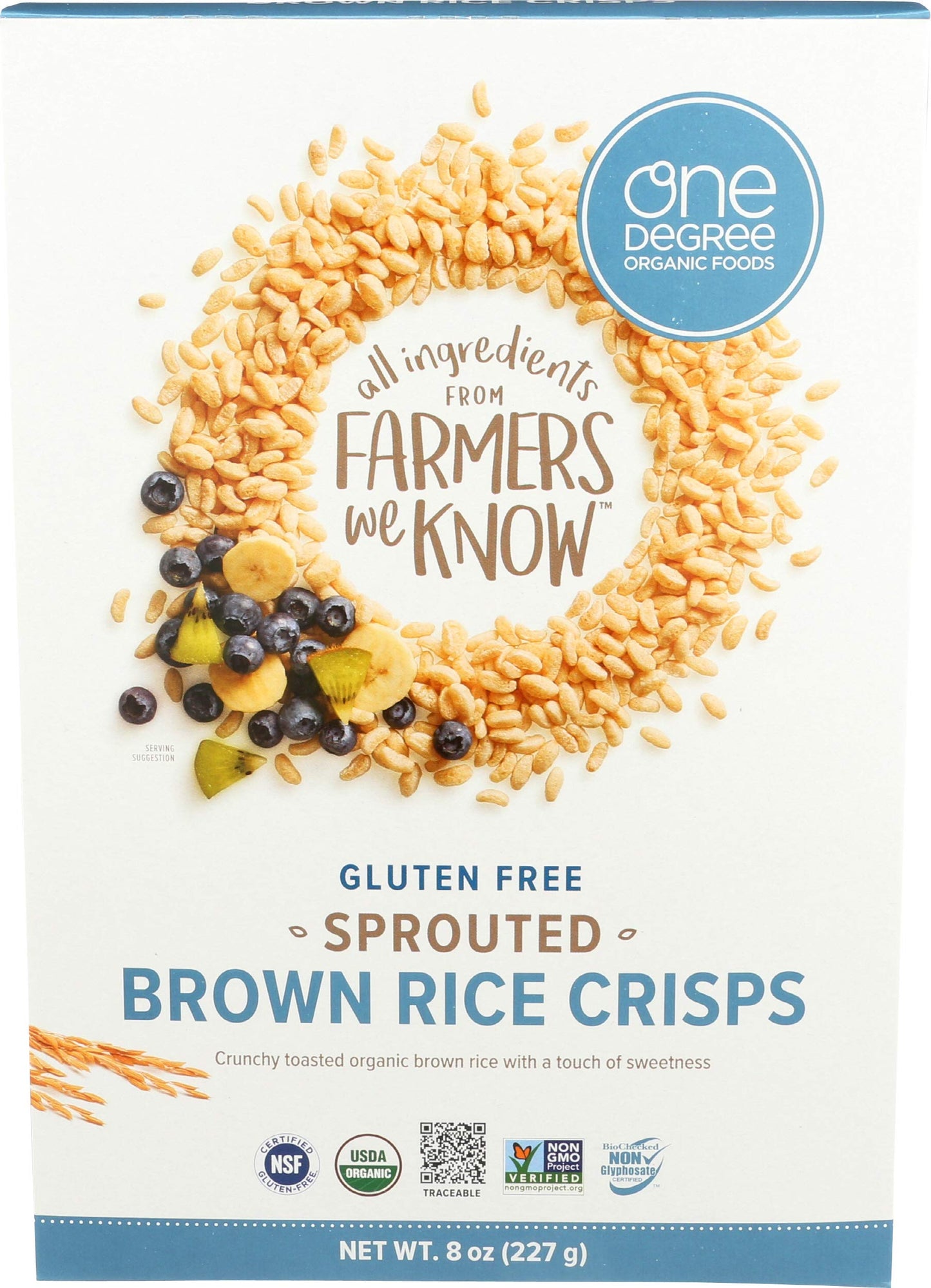 Cereal - Brown Rice Crisps 8Oz Usa (Case6)