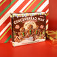 Sweetzo Gingerbread Man Christmas Lollipops, Strawberry & Watermelon, 24 Count, Individually Wrapped, Holiday Party Favors