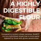 Kamut Flour (3 Lb) Whole Wheat Flour, Great For Whole Grain Bread And Baking, All-Natural, Usda Organic, Ou Kosher Certified, Mi