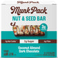 Munk Pack Nut & Seed Bar Coconut Almond Dark Chocolate, 1g Sugar, Low Carb, Gluten Free, 12 Count