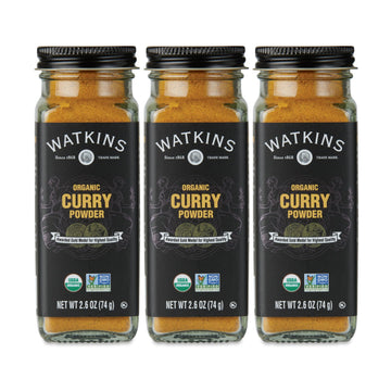 Watkins Organic Curry Powder, 2.6 Ounce Jar, 3-Pack