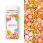 Pink Gold Sprinkles, Star Sprinkles For Cake Decorating Cupcake Toppers Ice Cream Cookie Baking, Wedding Party, 3.52Oz