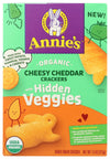 Annies Cheesy Cheddar Crackers With Organic Hidden Veggies, 7.5 oz