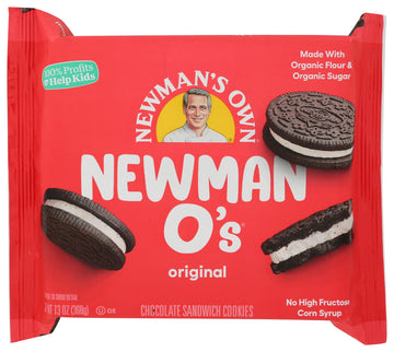 Newmans Own Organic Cookie O Chocolate Vanilla Creme, 13 oz