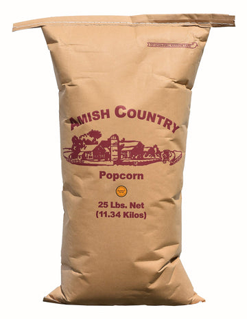 Amish Country Popcorn | 25 lb Bag | Midnight Blue Popcorn Kernels | Old Fashioned, Non-GMO and Gluten Free (Midnight Blue - 25 l