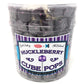 Espeez Hard Candy Cube Lollipops - Individually Wrapped Huckleberry Flavor - 100 Count Pack