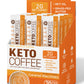 The Frozen Bean Caramel Macchiato Keto Instant Coffee Mix - 20 Single Serve Sticks, Low Sugar, MCT Oils, 0.53 Ounce
