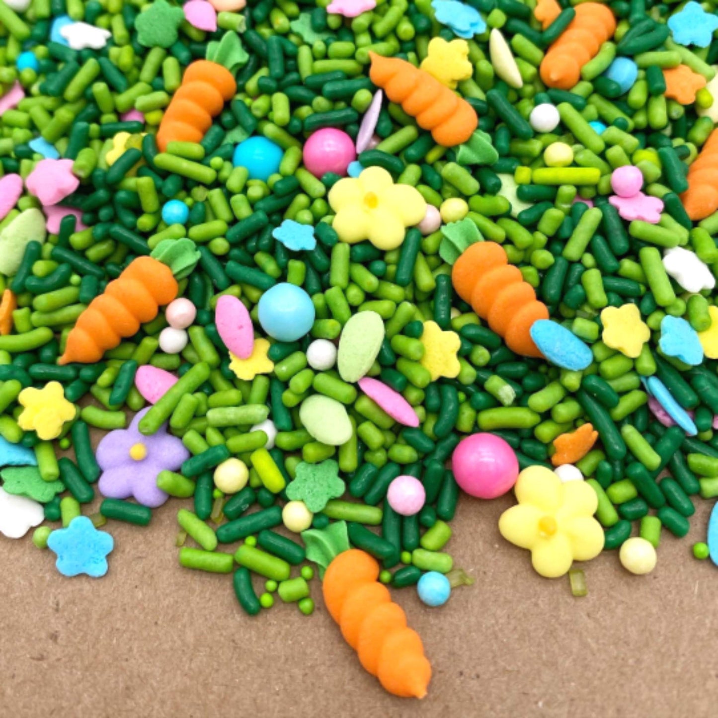 Hoppy Easter Sprinkle Mix By Simply Sucr   | Easter | Edible Sprinkles | 4 Oz. 8Oz. 16 Oz. 24 Oz. | Bulk | (8 Oz Jar)