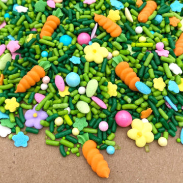 Hoppy Easter Sprinkle Mix By Simply Sucr   | Easter | Edible Sprinkles | 4 Oz. 8Oz. 16 Oz. 24 Oz. | Bulk | (8 Oz Jar)
