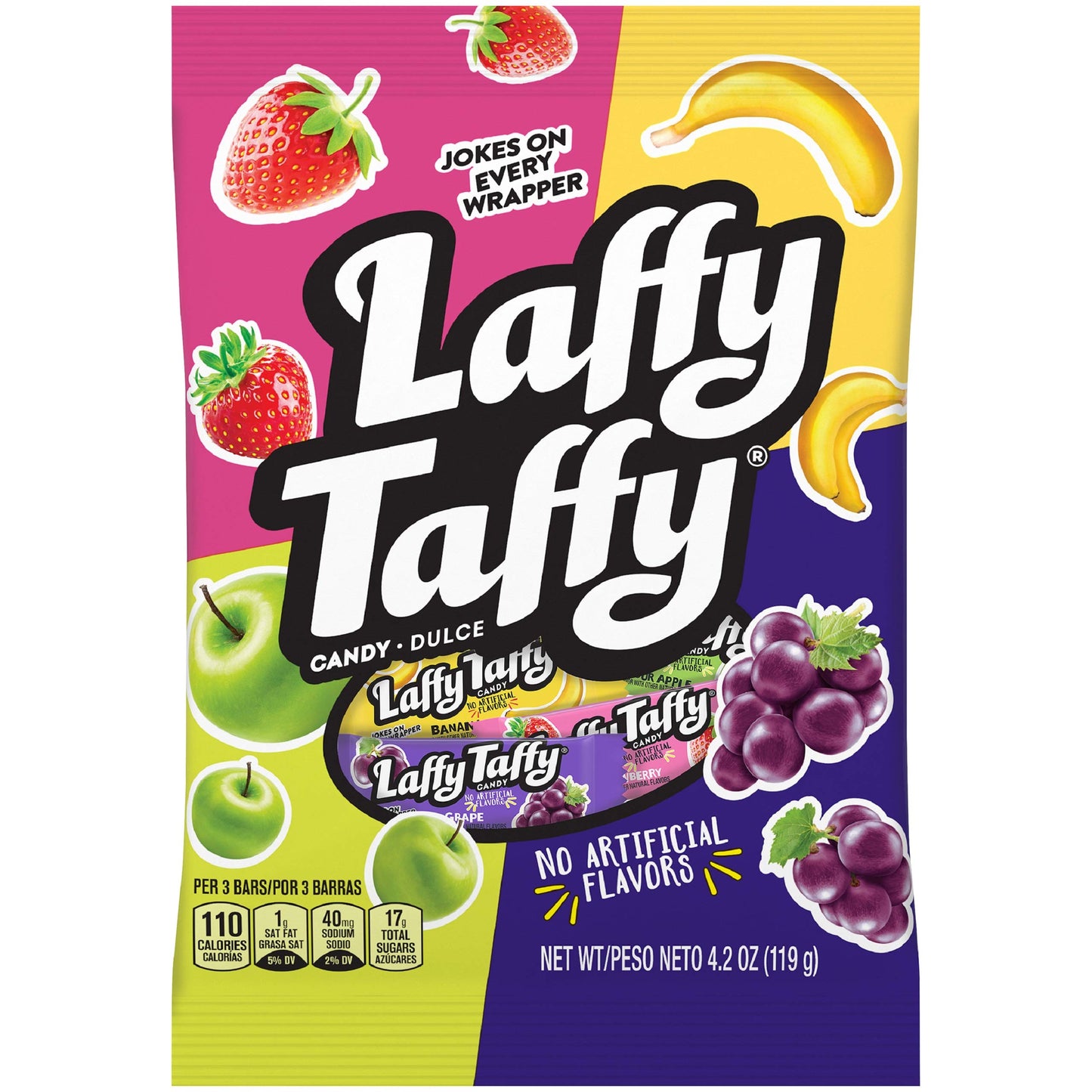 Wonka Laffy Taffy Assorted Candy 4.2 Ounce