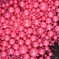 Pink Sprinkles for Cake Decorating, 120g/4.23oz Edible Hot Pink Pearl Sprinkles Mix, Sugar Candy Pearls for Baking, Cookie Decor