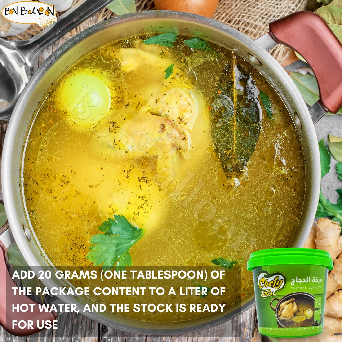 Chefy Mix Chicken Flavor Flavored Bouillon Halal Egypt Enhance The Flavor Of Your Favorite Recipes With Stock Powder Made With R