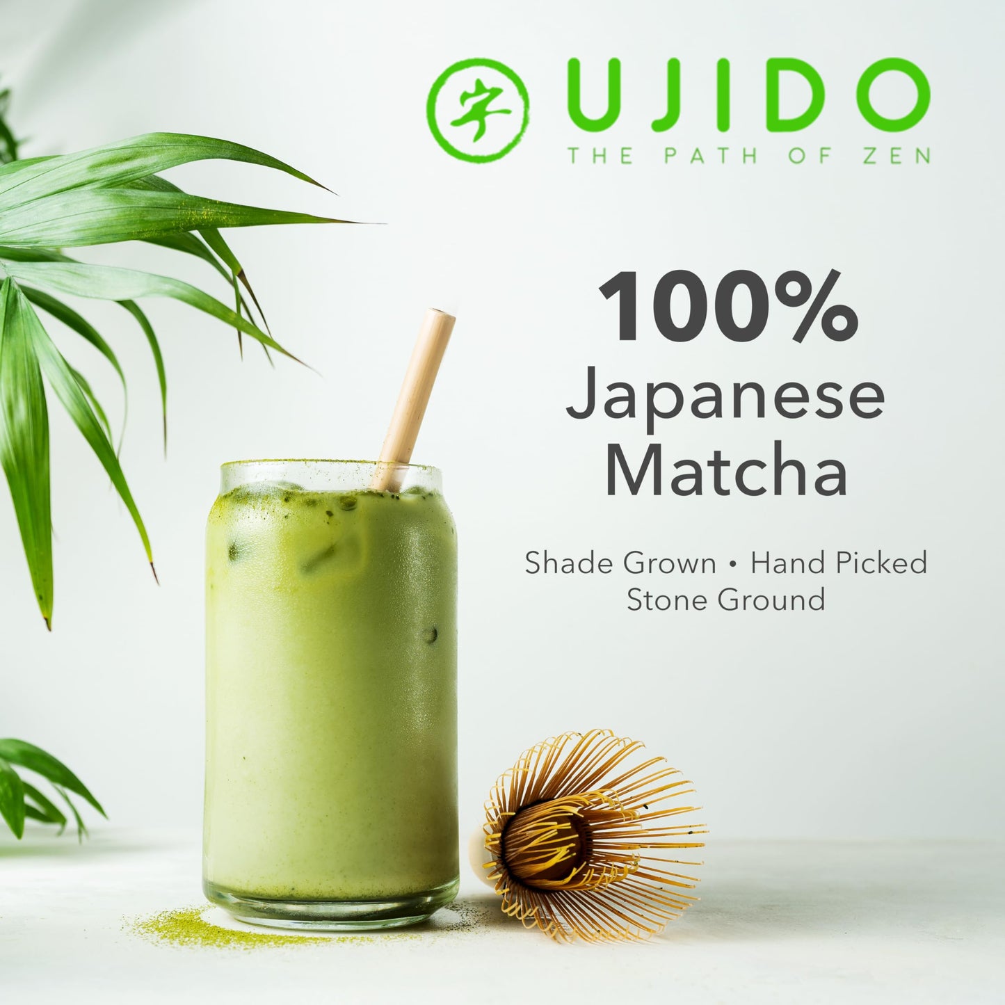 Ujido The Path of Zen Japanese Matcha Green Tea Powder Ceremonial Blend (2 oz)