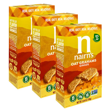 Nairn'S Gluten Free Stem Ginger Oat Grahams, 3 Packs/5.64 Oz