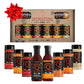 Kosmos Q BBQ Pitmaster Christmas Gifts for Men or Dads, Includes 8 Flavors of Grill Seasonings, BBQ Sauces & Meat Rubs, Sampler 