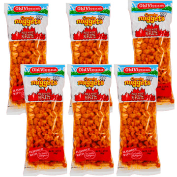 Old Vienna of St Louis - Red Hot Riplets - Crunchy Nuggets - 1.625 Oz - Pack of 6 (Pack of 6)