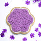 Edible Accents Purple Sequins - Confectionery Accents, Gluten Free, Egg Free, Nuts Free, Kosher, Fancy Sprinkles Medley Mix, For