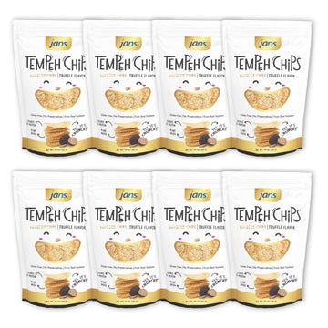 Jans Tempeh Chips | Fermented Soy Bean with Black Truffle | A Traditional Indonesian Snack, Exotic Fusion, Taste the Authenticit