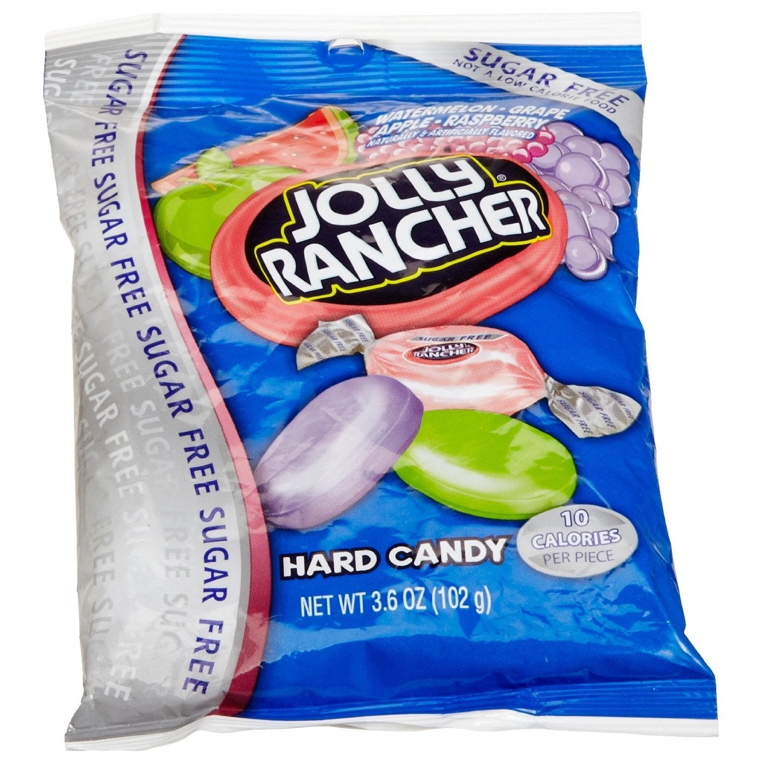 Jolly Rancher Sugar Free Hard Candy, 3.6-Ounce Bags (Pack Of 6)