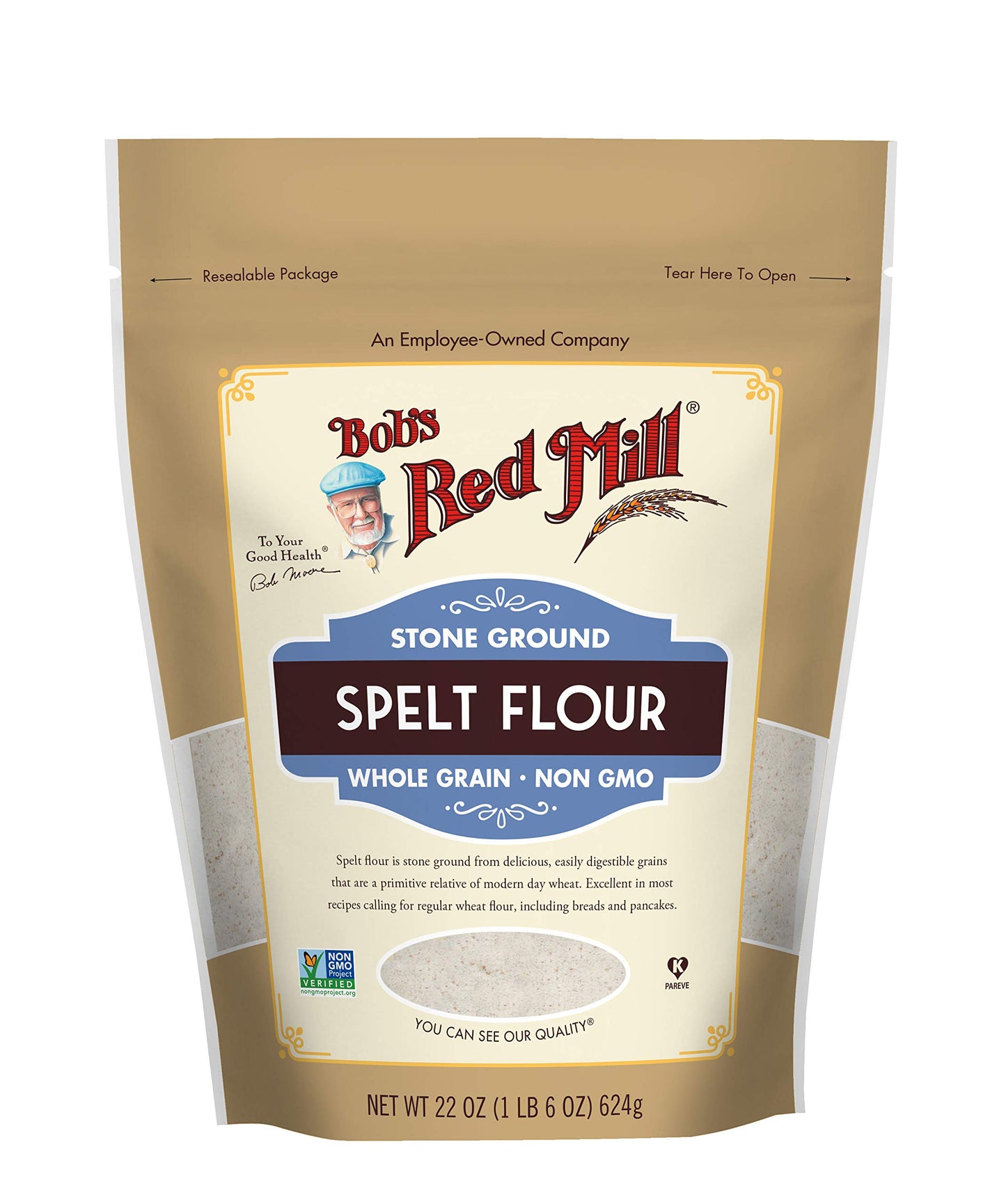 Bob'S Red Mill Spelt Flour (22 Ounce, Pack Of 2)