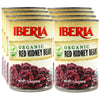 Iberia Organic Red Kidney Beans 15.5 oz (Pack of 8)