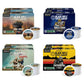 Black  Coffee Flavored Variety 96 Pods - Loyal Spirit (Light Roast)  Vanilla   & Spirit of 76 (Medium Roast)  and Tactisquatch (Dark Roast) - K Cups Coffee Variety Pack