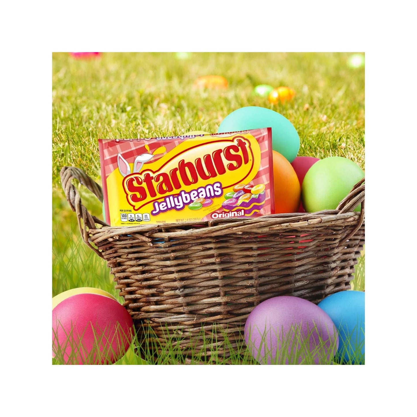 Starburst Jelly Beans - 2-Pack Original Jelly Beans - Sweet Fruit Jelly Candy For Snacking - Delicious Tasting Candy