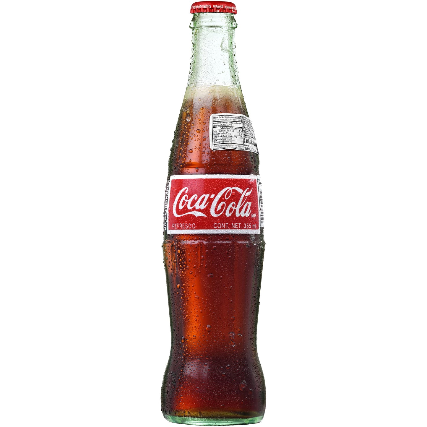 Coca-Cola Coke Glass Bottle, 12 fl oz, Rich Brown, 24 Pack, Model 049000044225