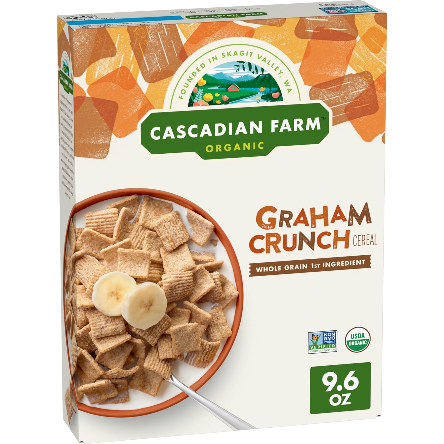 Cascadian Farm Organic Graham Crunch Cereal, 9.6 Oz.