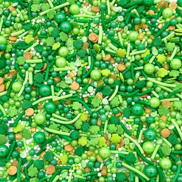 Sentovac St Patricks Day Sprinkles Pearl Edible Candy Sugar Decorations For Cake Cookie Cupcake Topper Baking Decorations St Pat
