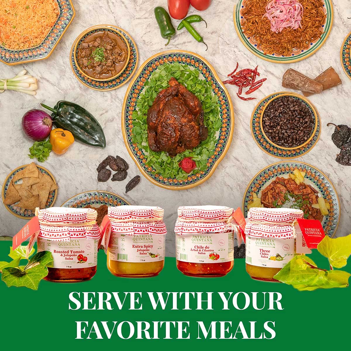 Patricia Quintana Authentic Mexican Salsa Sampler Pack - Enjoy Roasted Tomato & Jalapeo Salsa, Extra Spicy Jalapeo Salsa, Chile