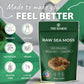 TrueSeaMoss Sea Moss Raw Wild Crafted Seamoss Raw - 100% Irish Sea Moss Raw (Pack of 1) - Dried Sea Moss Advanced Drink - Clean and Sundried - Vegan Sea Moss (1Pound) (16oz)