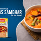 Swad Ready To Eat Madras Sambhar Instant Mix Vegetarian Heat & Eat With No Added Preservative - 450 Grams (Pack Of 2)