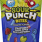 Sour Punch Bites, Blue Raspberry, Apple & Strawberry Flavors, Soft & Chewy Candy, 9Oz Bag (12 Pack)