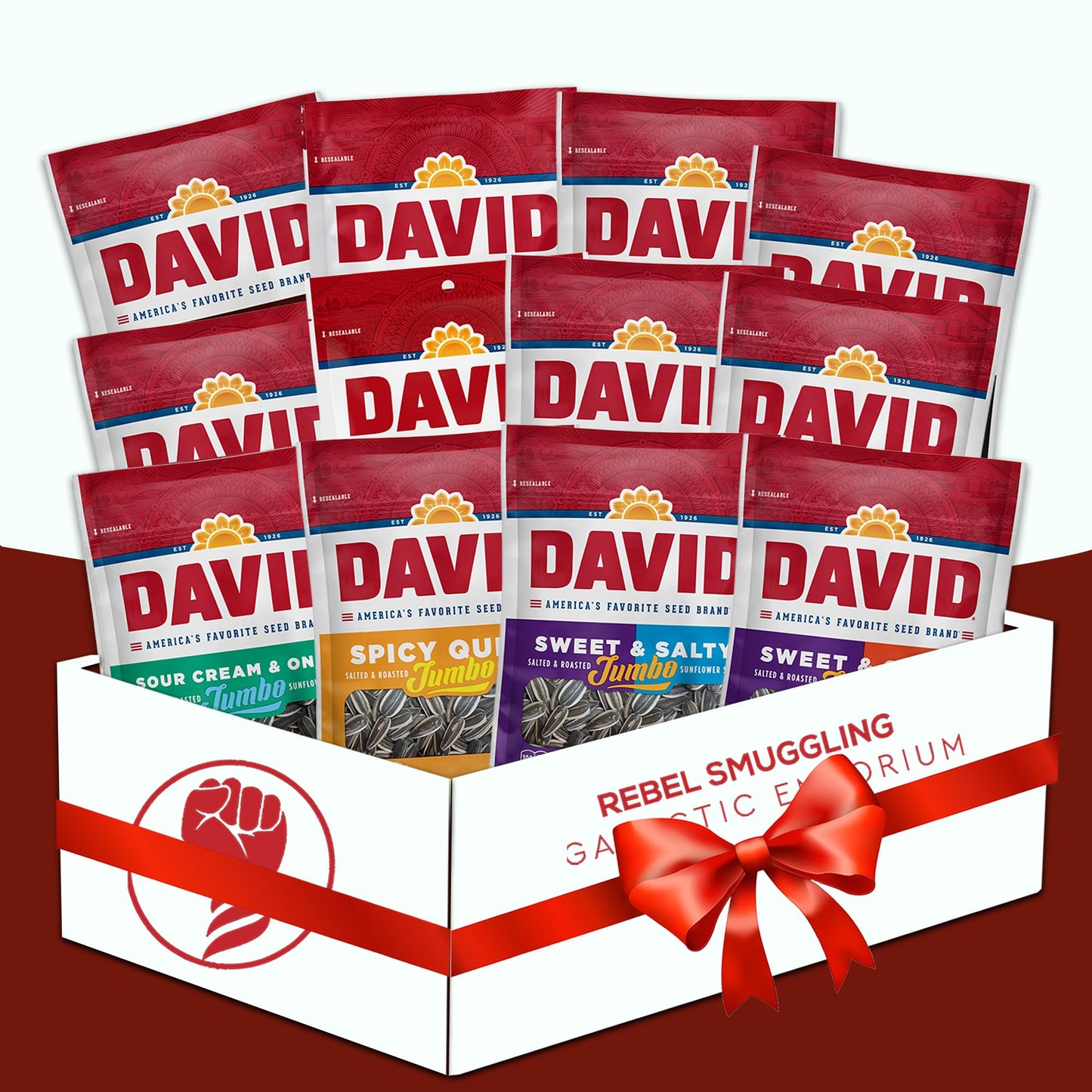 Rebel Smuggling Galactic Emporium Sunflower Seeds Variety Care Package 12 Pack, 5.25oz