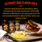 Big Poppa Smokers BBQ Seasoning Kit - Brisket & Steak Seasoning, Beef Injection, Garlic & Pepper Mix, Grannys BBQ Sauce - 4-Pack