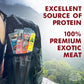 Buffalo Bob'S Wild Game Meat Snacks (6 Pack), Beef Jerky Variety Pack, Jerky Gift Baskets For Fathers/Dad, Exotic Random Jerky S