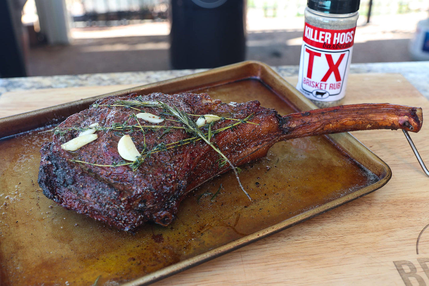 Killer Hogs Bbq Tx Brisket Rub Pack Of 2 Bottles | Championship Bbq And Grill Seasoning For Texas Brisket | Great On Brisket, Ri