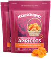 Manischewitz Premium Dried Apricots 6oz (2 Pack) ''Resealable Bag'', Gluten Free, No Sugar Added, Good Source of Fiber, Kosher