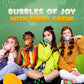 Gumballs in Jar - 1 Inch Large Gumballs - Pineapple Bubble Gum White Gumballs - Kids Chewing Gum - Gumballs for Kids 9 OZ
