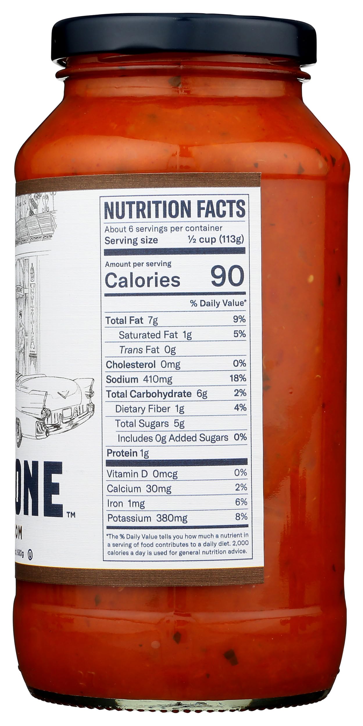 Carbone - Sauce Mushroom Marinara - Case Of 6-24 Oz
