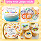 Cendale Icing Sheets For Edible Printer - A4 25 Pcs Edible Frosting Paper