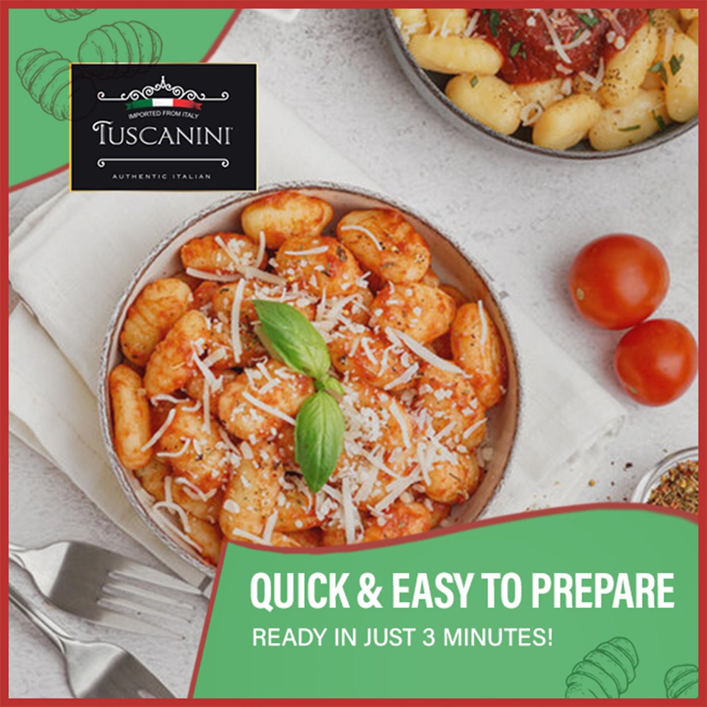 Tuscanini Cauliflower Gnocchi 16Oz (6 Pack) | Imported From Italy, Low Fat, Ready In Minutes!
